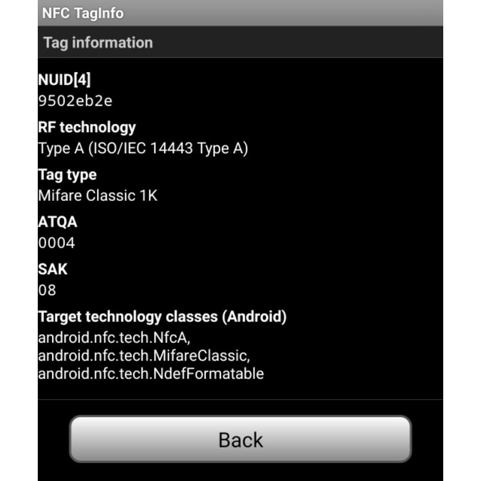 Kartu RFID Card 13.56 MHz S50 1K / 13,56 MHz Smart Card