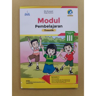 Jual BUKU KELAS 3 SD MODUL PEMBELAJARAN TEMATIK SEMESTER 2 | Shopee ...