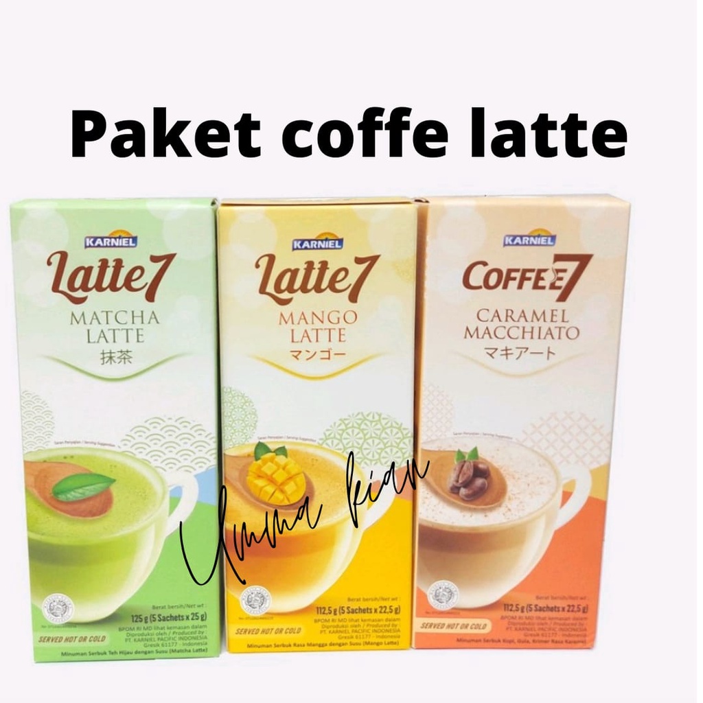 MACHIATO/MATCHA/MANGO/KOPI DURIAN PAKET HEMAT