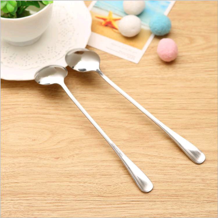 Sendok Teh Kopi Dessert Kecil Stainless Steel Warna Silver Gold Mewah Elegan Mini Coffee Tea Spoon Pendek