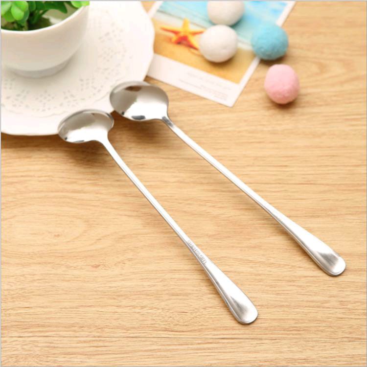 Sendok Teh Kopi Dessert Kecil Stainless Steel Warna Silver Gold Mewah Elegan Mini Coffee Tea Spoon Pendek