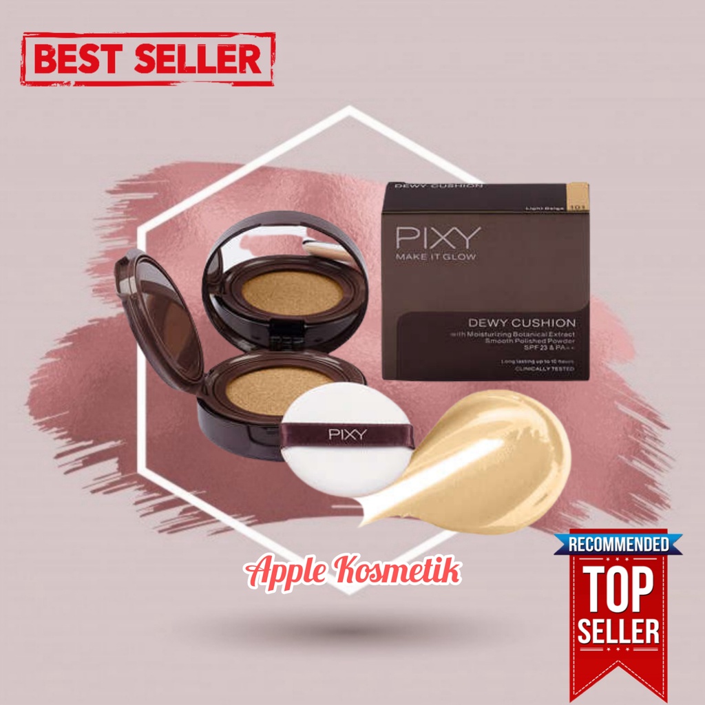 PIXY MAKE IT GLOW DEWY CUSHION SPF23 &amp; PA+++ BPOM New !!