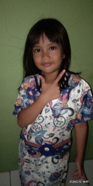 Kemeja Atasan 016 021 179 Batik Hem Anak Pipita Seragam Keluarga Katun