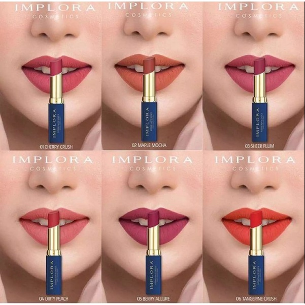 Implora Intense Matte Lipstick Long Lasting Finish