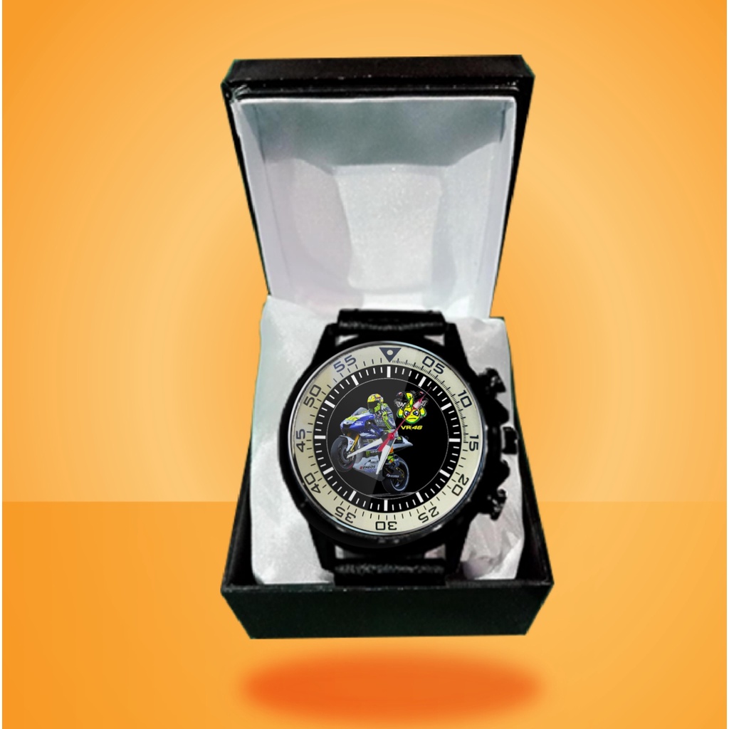 JAM TANGAN CUSTOM VALENTINO ROSSI VR46   01 KEREN TERMURAH