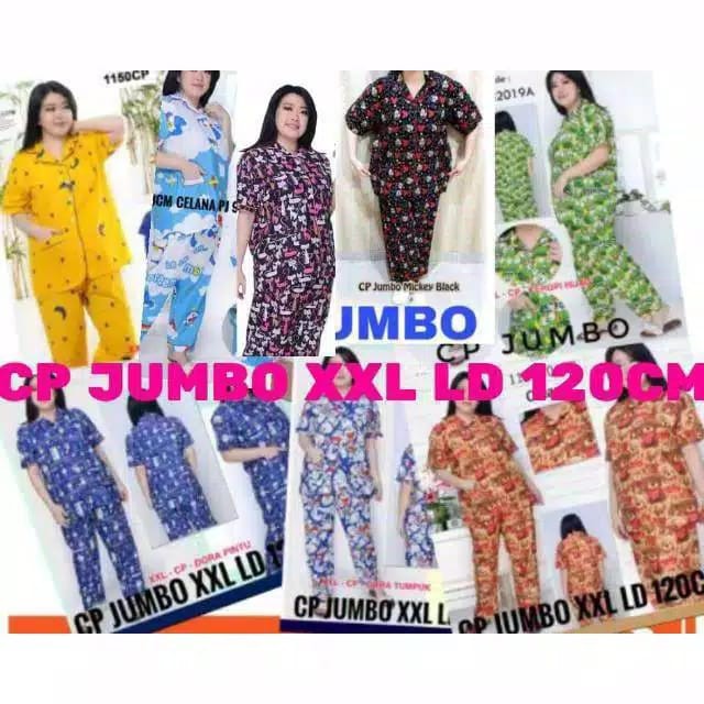 blinqshop baju tidur piyam CP JUMBO KARAKTER