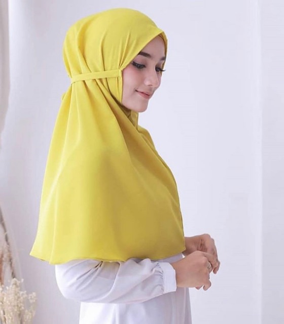 Jilbab bergo maryam diamond italiano/hijab instan bergo maryam non pet
