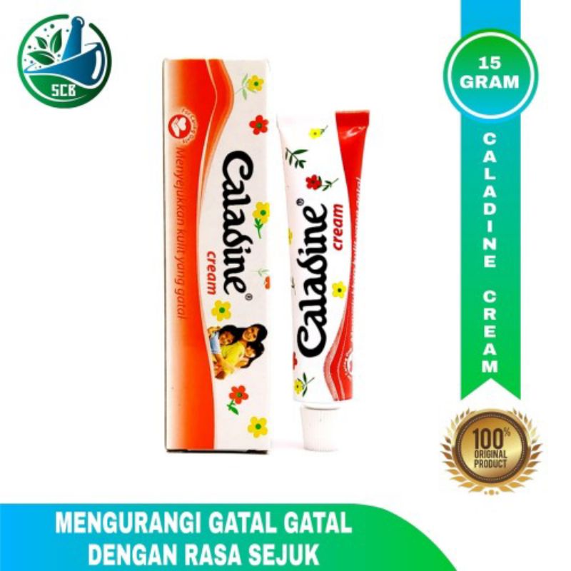 ORIGINAL CALADINE CREAM 15 G / KRIM SALEP UNTUK KULIT GATAL ANAK BAYI CALADIN