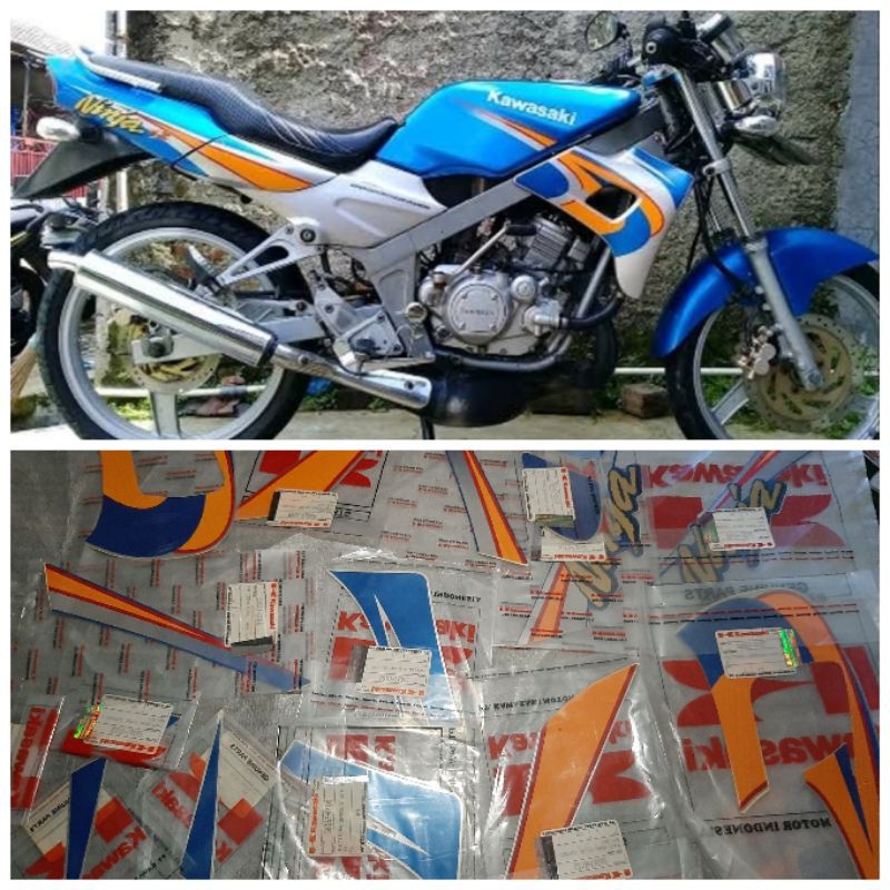 Stiker Ninja R Kis Hijau 2005 fullset