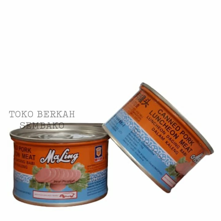 

Ma Ling Pork TTS Canned 170gr ISI 2 KALENG / Daging Ham Babi Maling