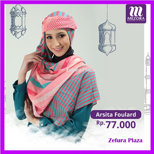 Pasmina Motif/ Pasmina Sabyan Pashmina Diamond Arsita Mezora