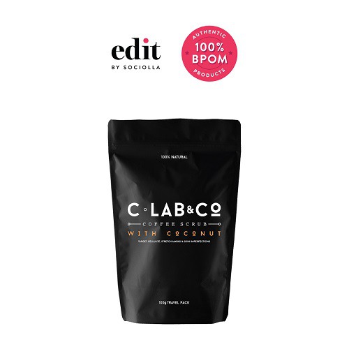 

C Lab & Co Coffee & Coconut Scrub Travel Size BAG - Size: 100gr - Edit by Sociolla