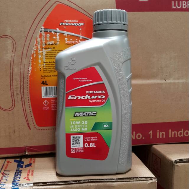 OLI MESIN MOTOR MATIC PERTAMINA ENDURO MATIC 10W-30 800 ML