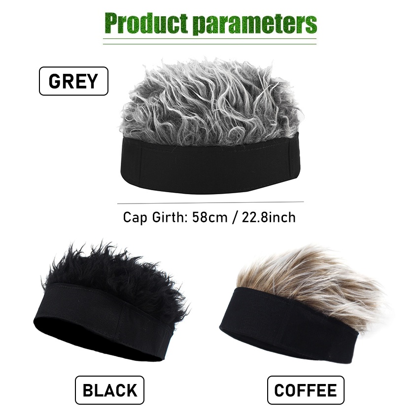 WIG MODEL TOPI UNIK RAMBUT PALSU SINTETIS LAKI KOSTUM AKSESORIS COSPLAY ANIME