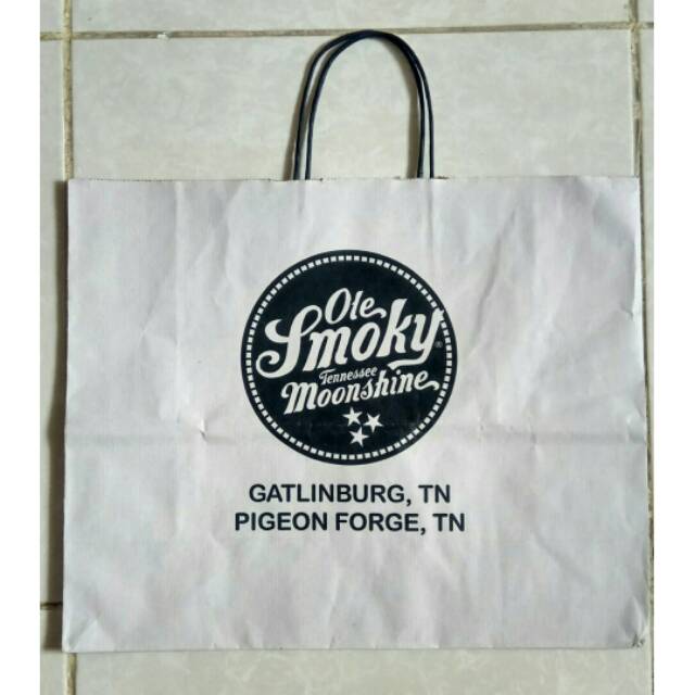 

Paperbag Paper Bag Tas Karton Import Ote Smoky Tennessee Moonshine