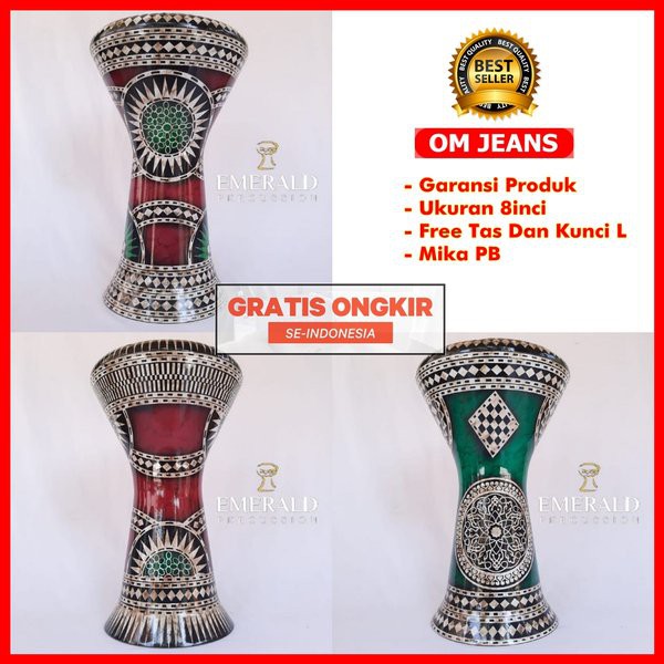 Darbuka 8 Motif Mesir