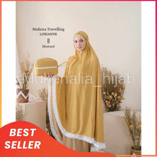 MUKENA TRAVELLING DEWASA MOTIF LORIANNE