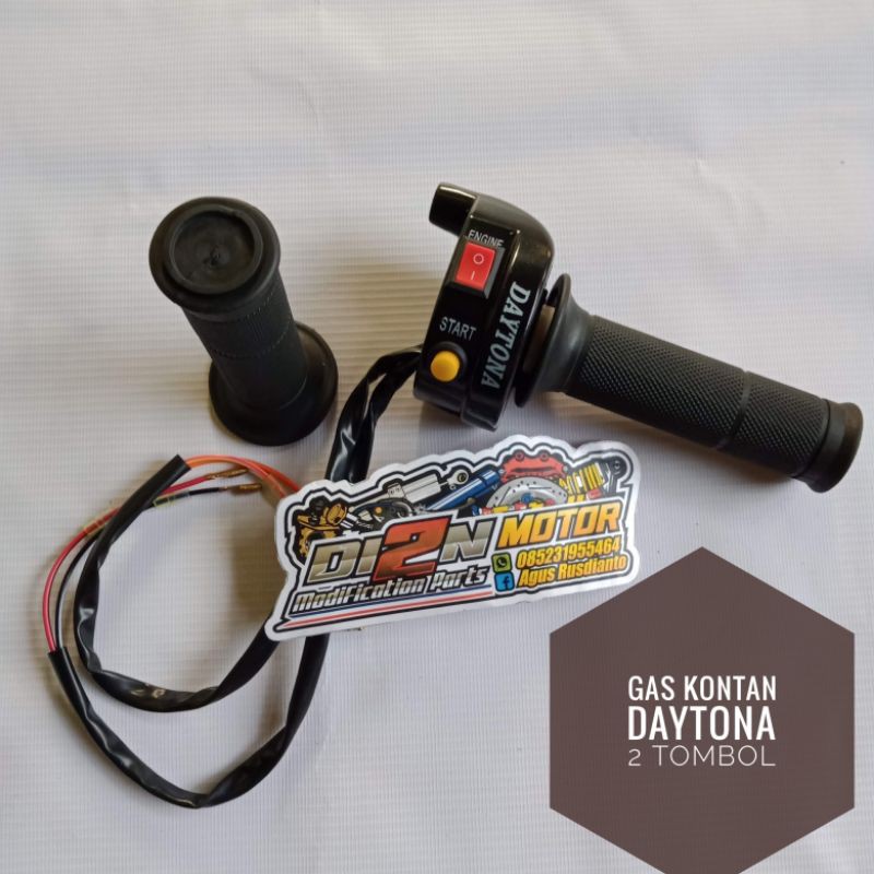 GAS SPONTAN KONTAN DAYTONA 2 TOMBOL SET KABEL GAS