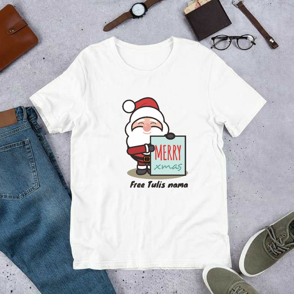 BAJU NATAL / KAOS NATAL / BAJU SANTA / KAOS MERRY CHRISTMAS / BISA COD