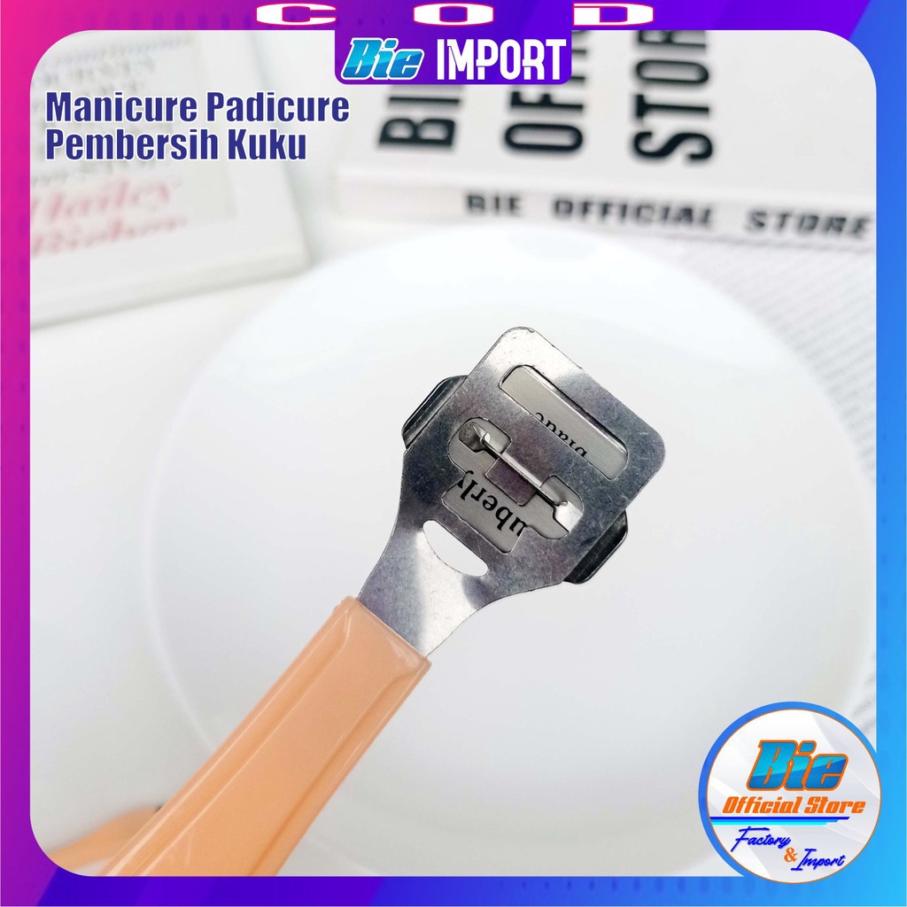 Alat Pembersih Kaki 2 in 1 Manicure Padicure Premium Impor Best Seller