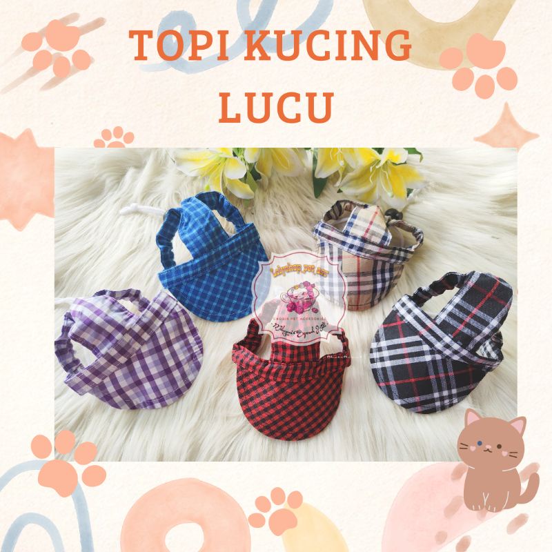 TOPI KUCING LUCU