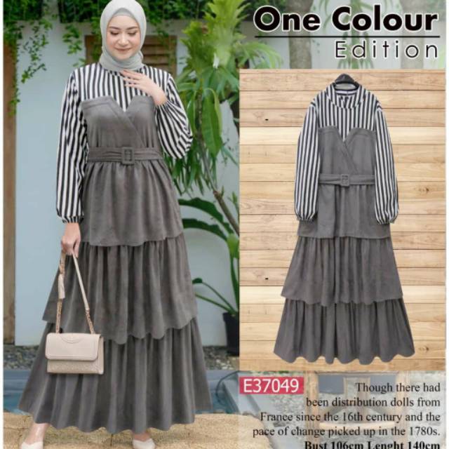 EXTU | Gamis Umpak Salur Mewah