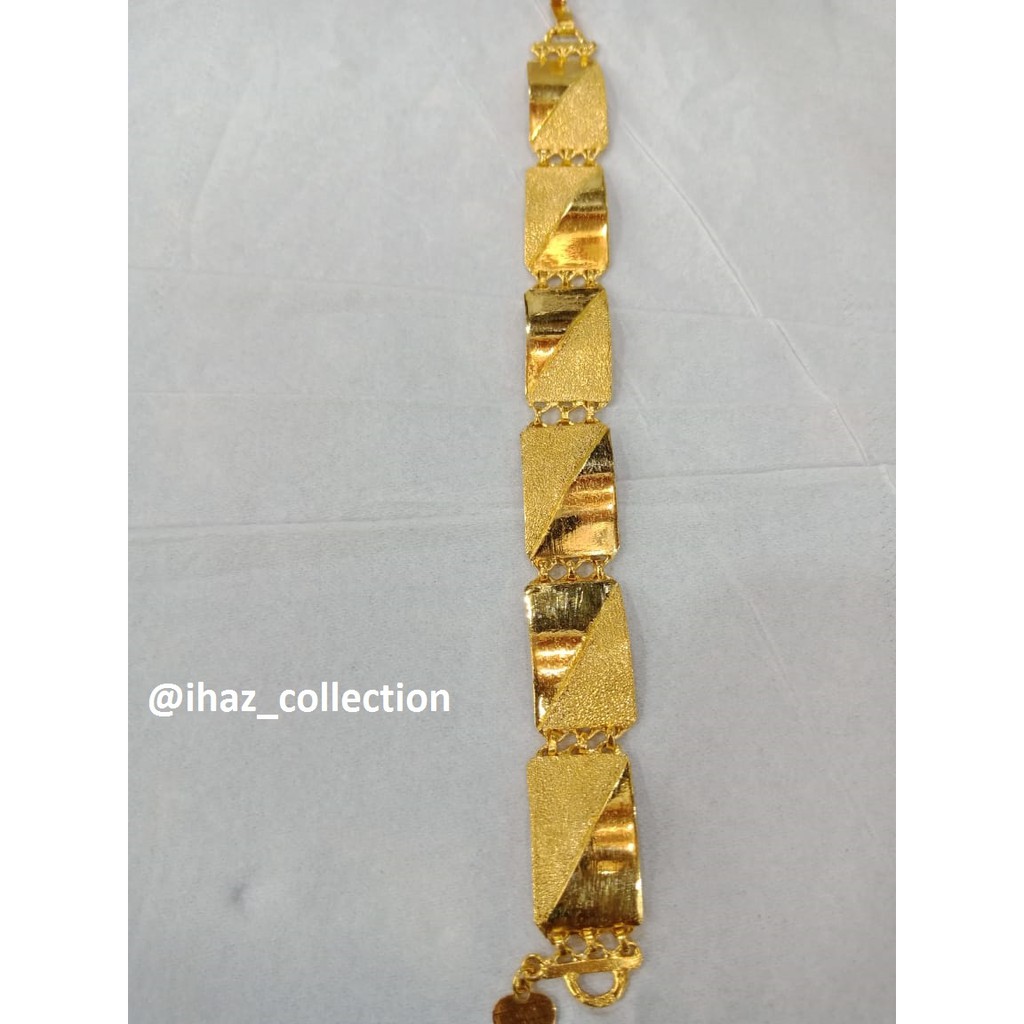 Gelang lapis emas murni khas aceh