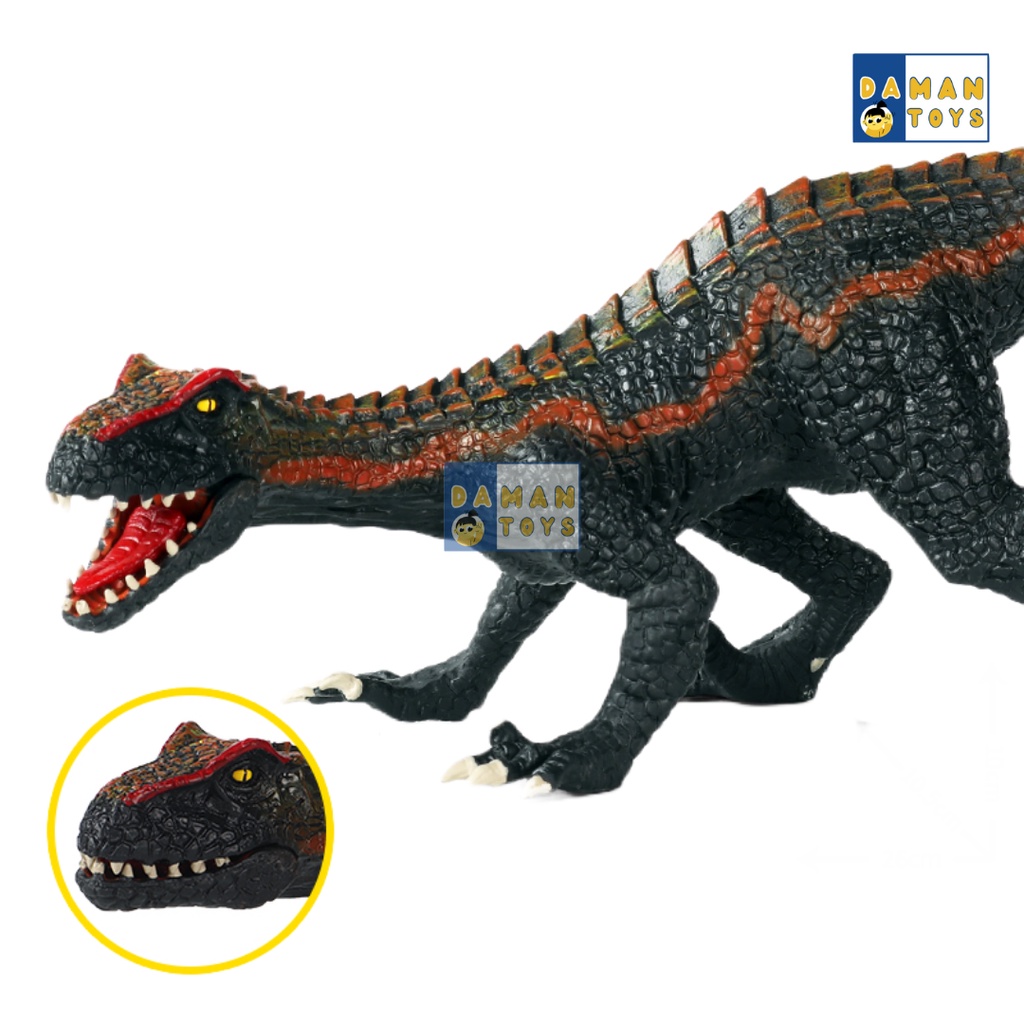 Jurassic World Velociraptor Black Mainan Edukasi Figure Dinosaurus