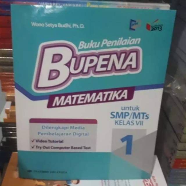 Buku teks buku penilaian BUPENA matematika k13 erlangga kelas 7 edisi terbaru