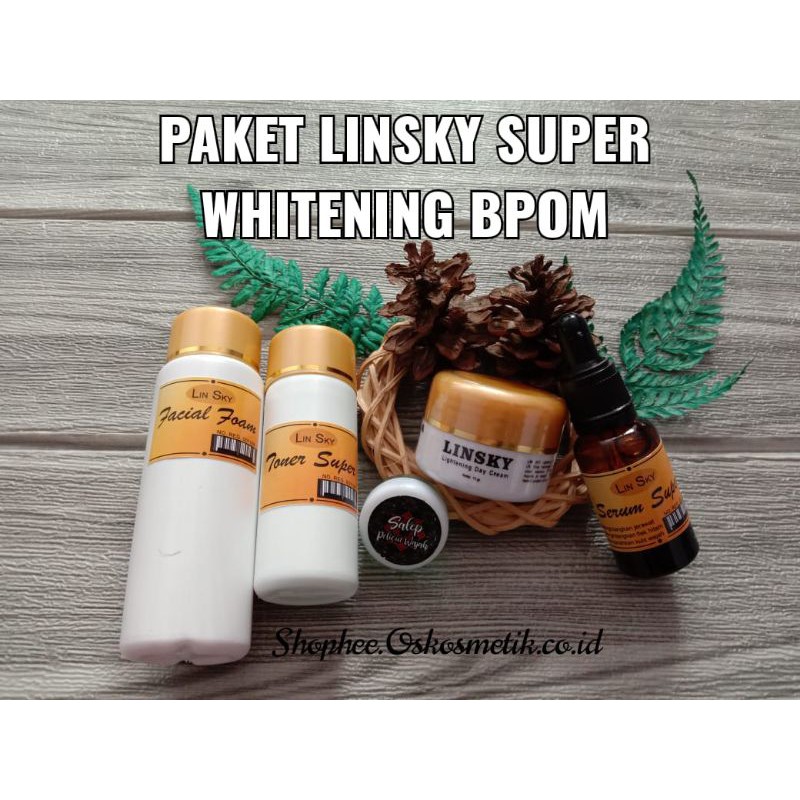 SEPAKET LINSKY BPOM ISI 5 SERUM LINSKY ORIGINAL 100%