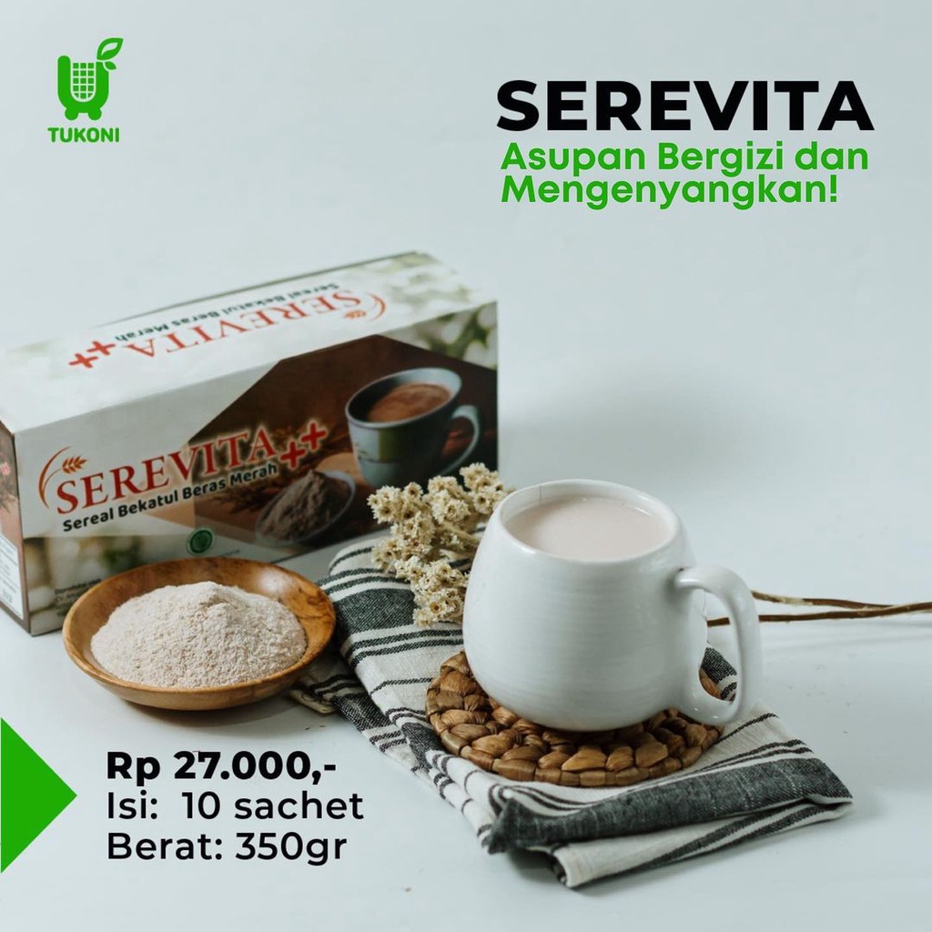 

Sereal Bekatul Beras Merah Serevita