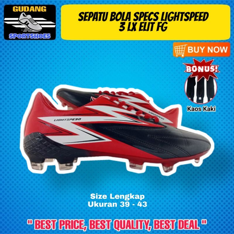 SEPATU BOLA SPECS LIGHTSPEED 3 LX ELITE FG