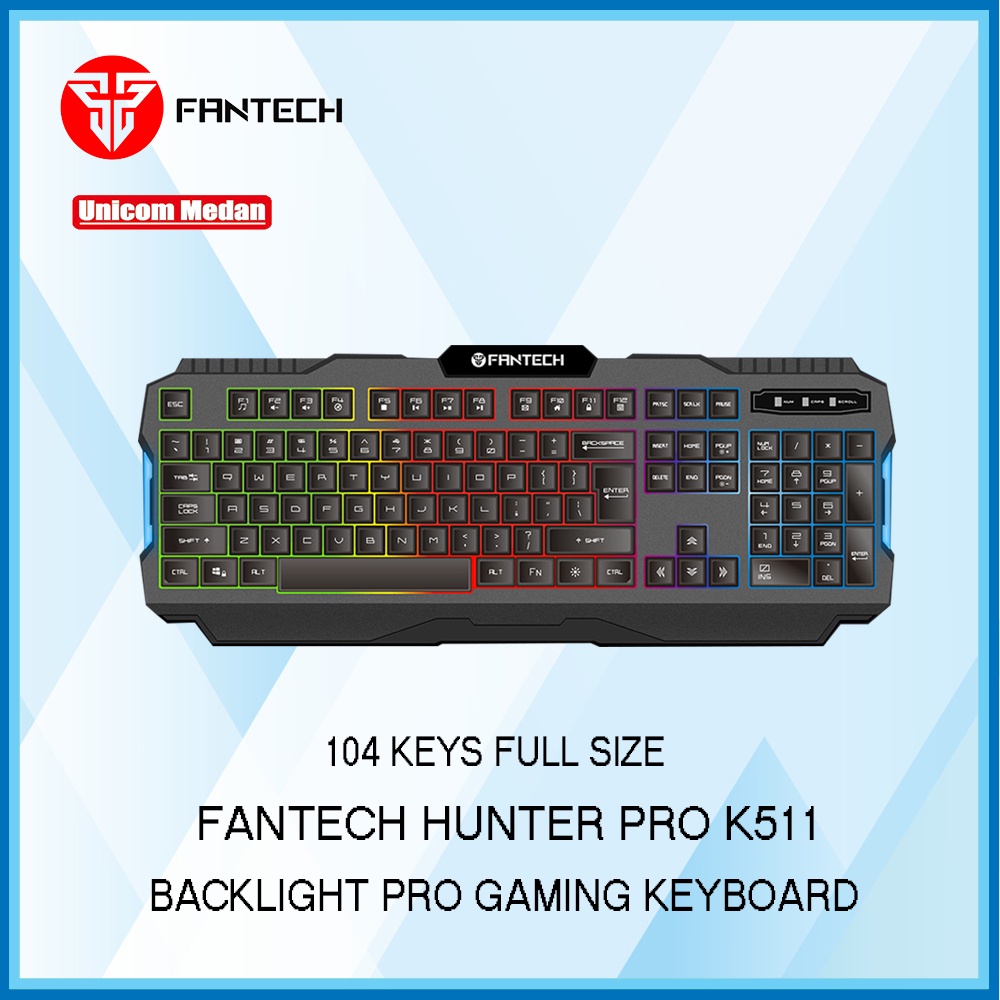 KEYBOARD FANTECH HUNTER PRO K511 | KEYBOARD PRO GAMING | GAMING | KEYBOARD | FANTECH