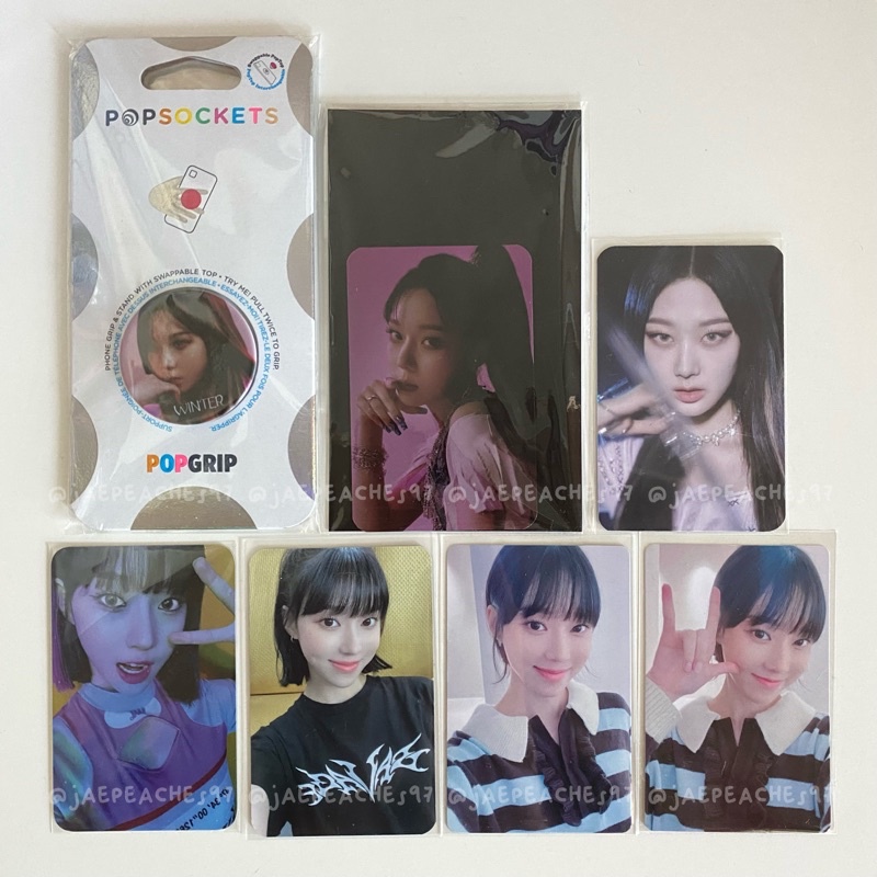 [READY STOCK] Aespa SGS Mumo Yizhiyu YZY PC Photocard Winter Karina Giselle Round R1 R2 Hallu Synk P