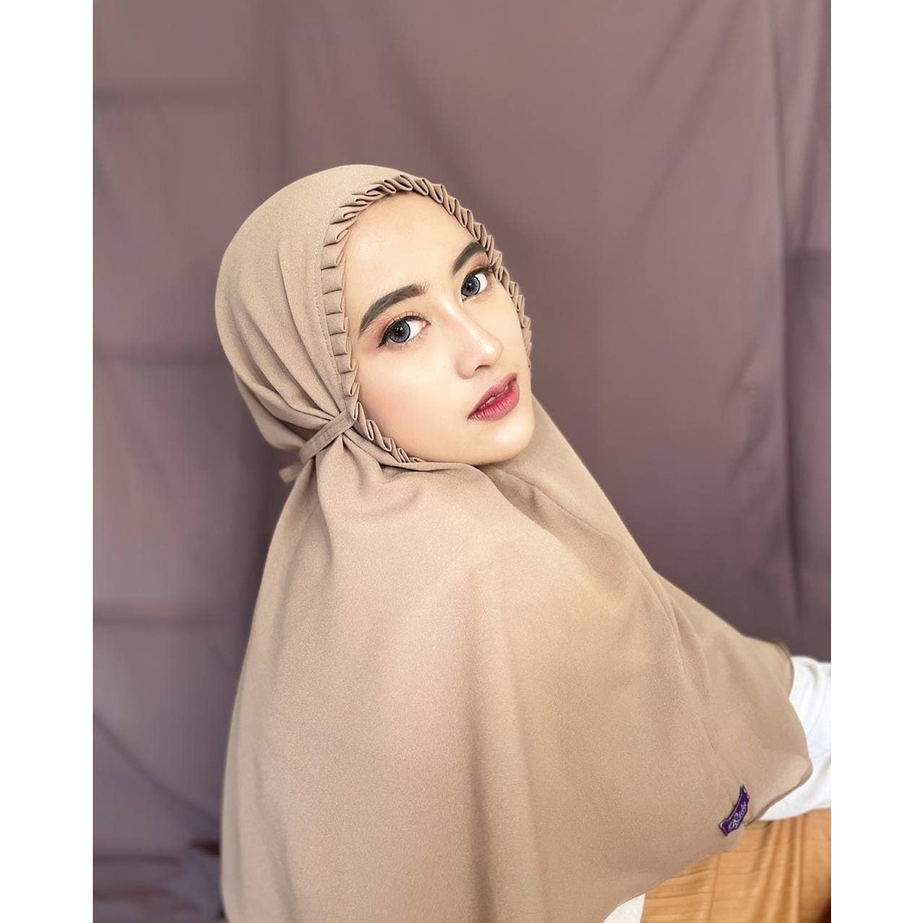 Bergo Maryam Lipit-Bergo Lipit Maryam-Matt Diamond