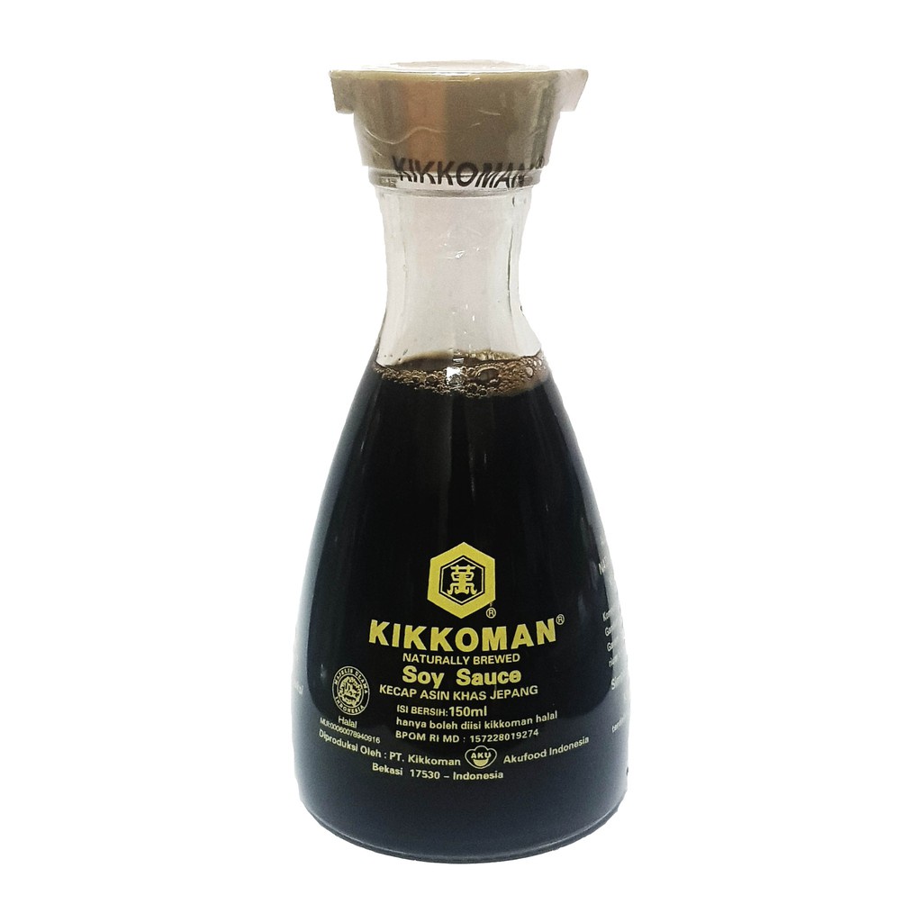 Kikkoman Soy Sauce All Purpose 150ml | Kikkoman Kecap Asin Jepang | Kecap Sushi Kemasan Botol 150ml