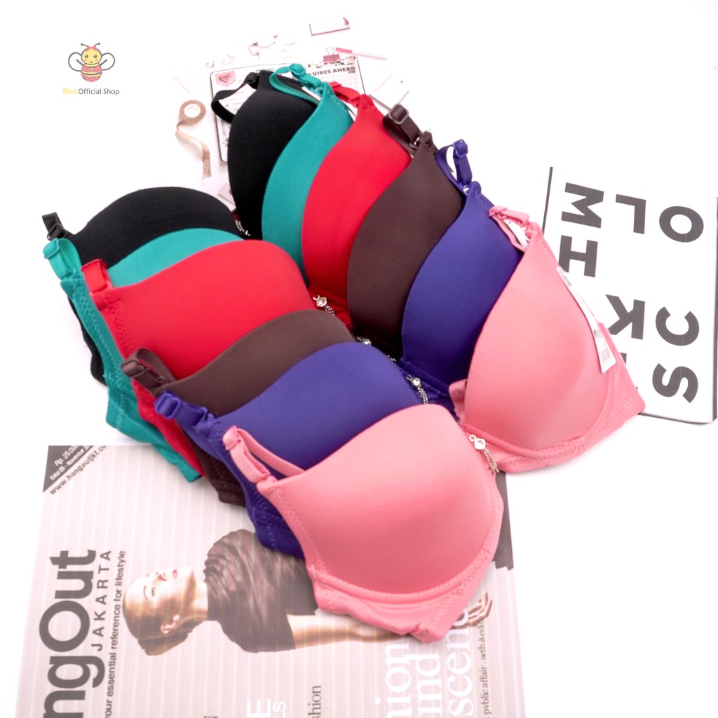 BEE - Bra Bh Murah Push Up Kancing Tiga DAIFONA 642 / 643