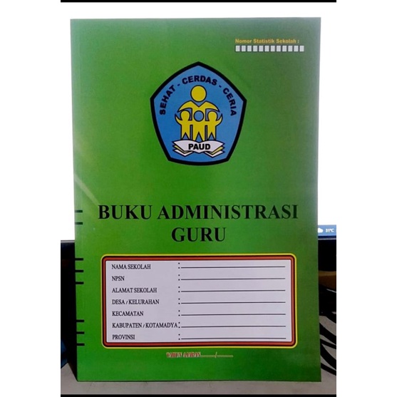 

BUKU ADMINISTRASI GURU PAUD/TK