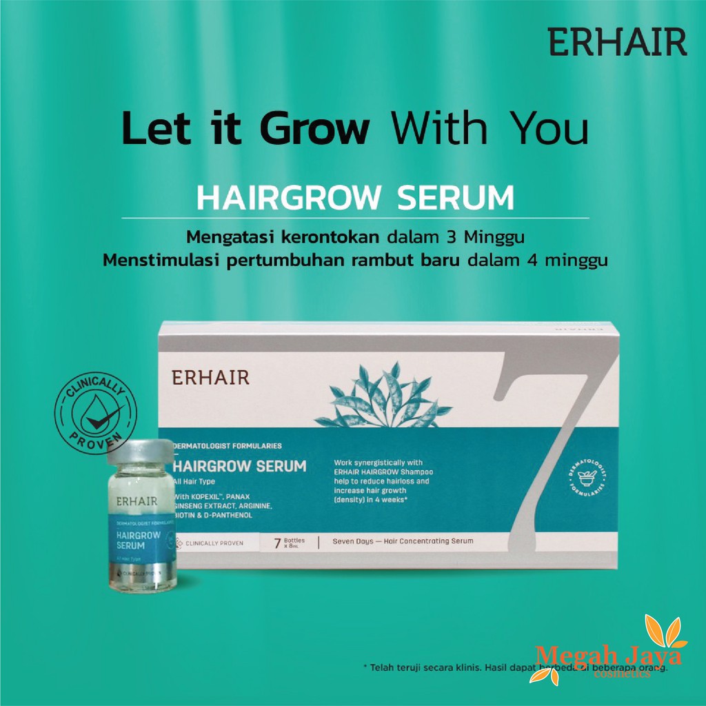 ERHA ERHAIR HAIRGROW SERUM 7 BOTTLES X 8ML @MJ