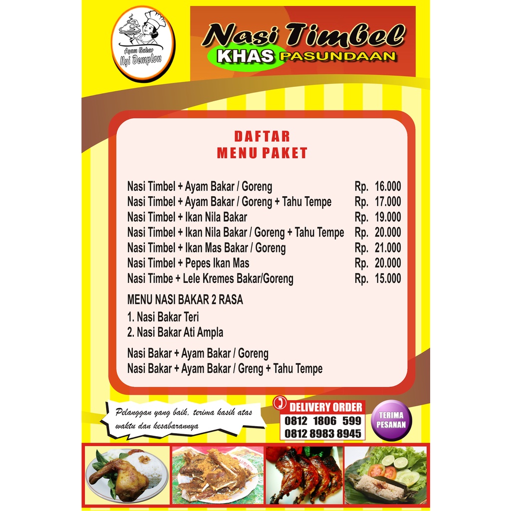 

Cetak Daftar Menu Artcarton 260gr A3+ | Custom Design