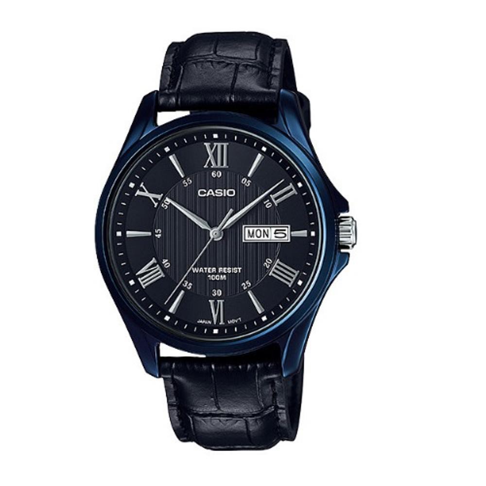 Jam Tangan Casio Original Pria MTP 1384BUL 1A