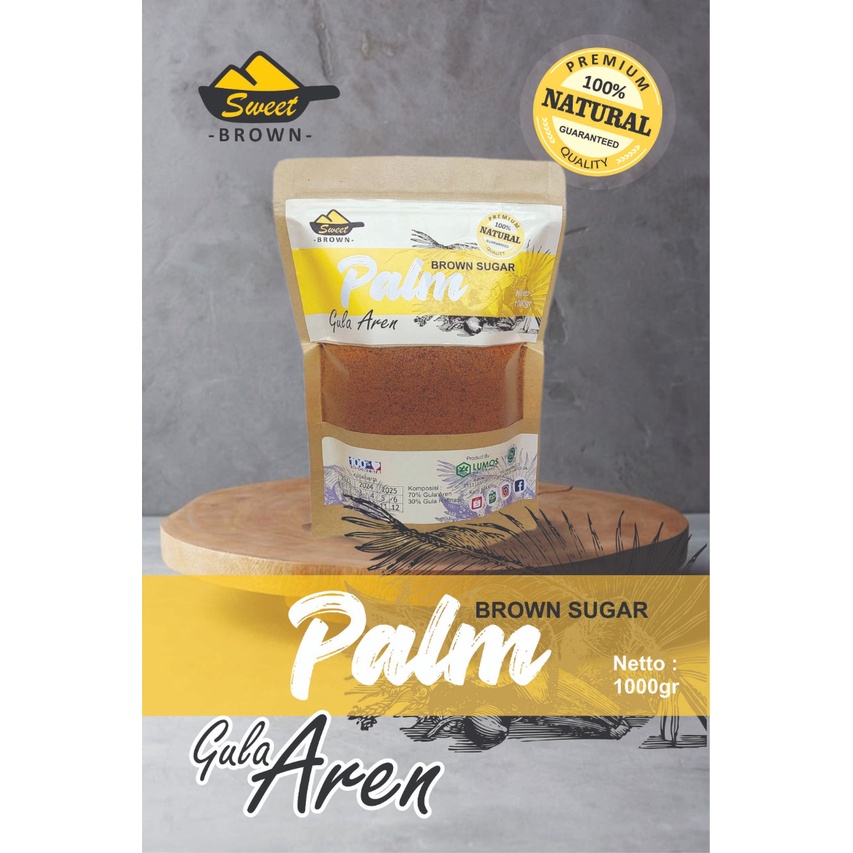 

Sweet Brown Gula Aren Semut Natural 250g