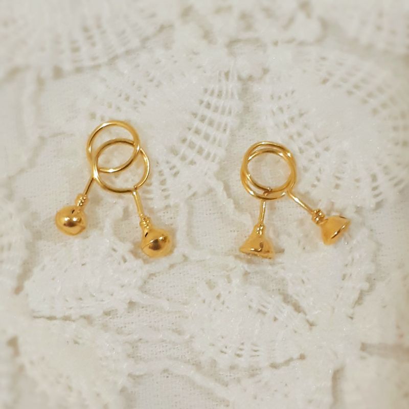 Anting Bayi Toge Emas Muda 1/4 gram