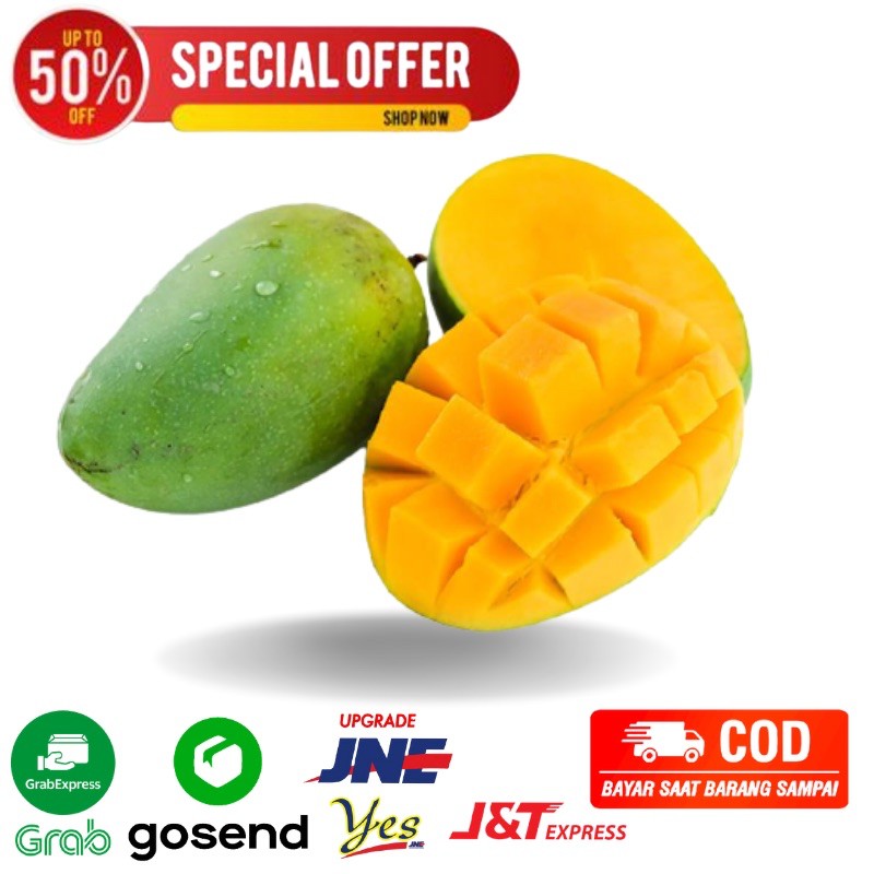 

buah buahan mangga harum manis segar fresh 500gram Bandung
