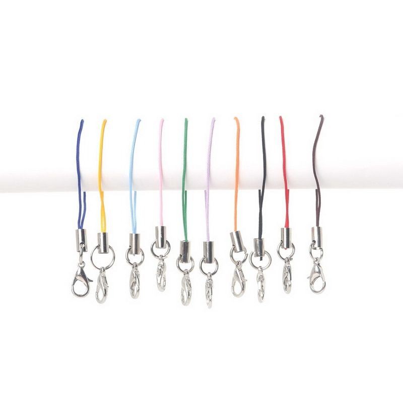 tali gantungan HP, strap gantungan kunci tali polos dengan pengait udang