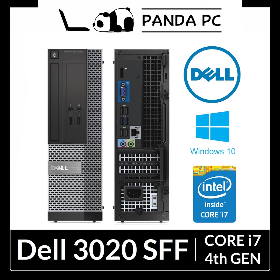 PC Dell Optiplex 3020 SFF Slim i7 4770 RAM 8GB HDD 500GB 4th Gen