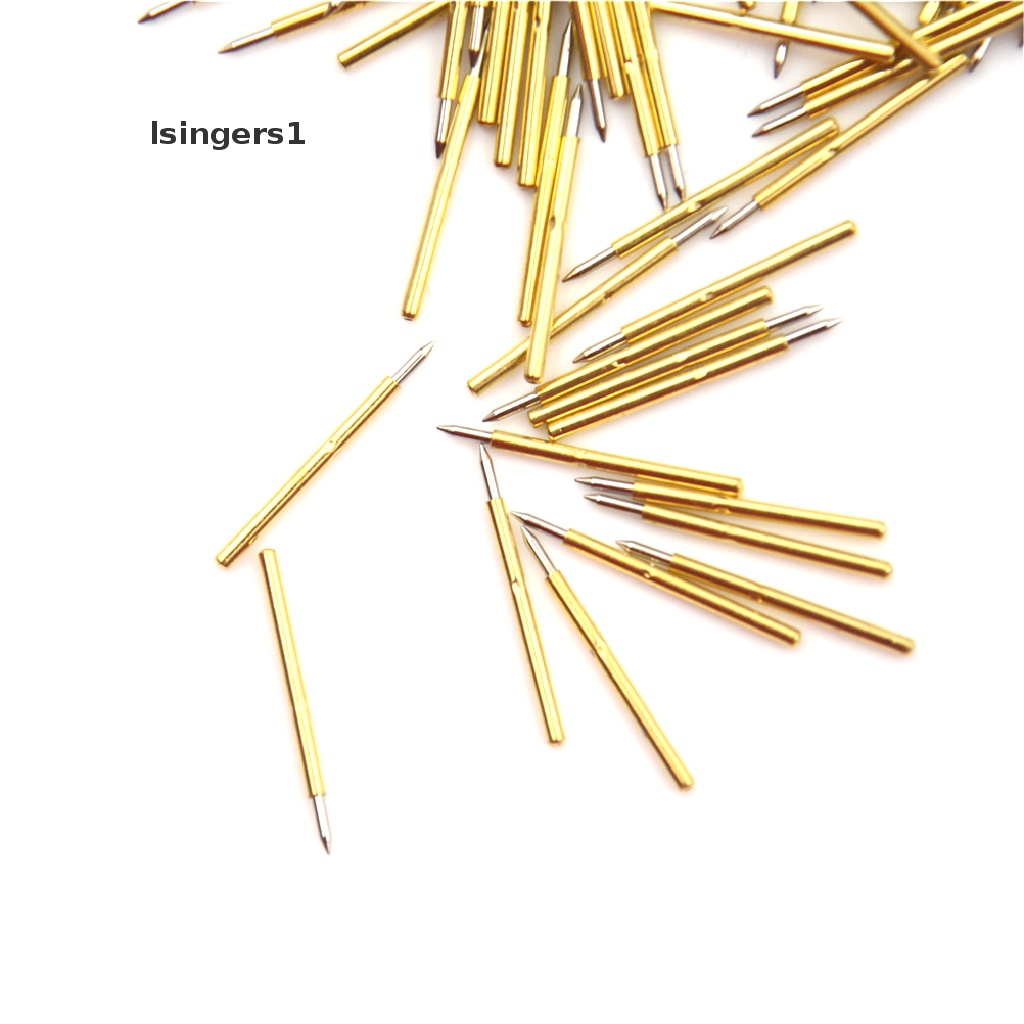 (lsingers1) 100pcs / Set Pin Pogo P75-B1 Diameter 1.0mm Untuk Alat Pertukangan