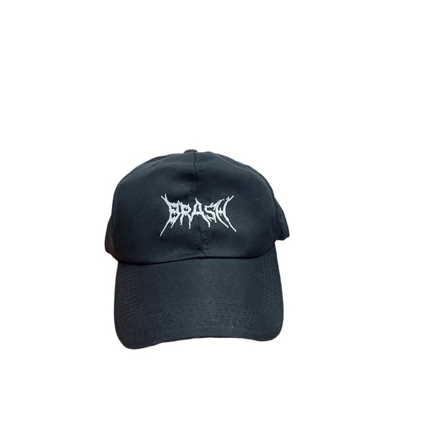 Topi Metalic / Topi Baseball Bordir Brain / Brash / Badass / Anarchy / Morron / Paradox Unisex Ring Besi Kualitas Premium