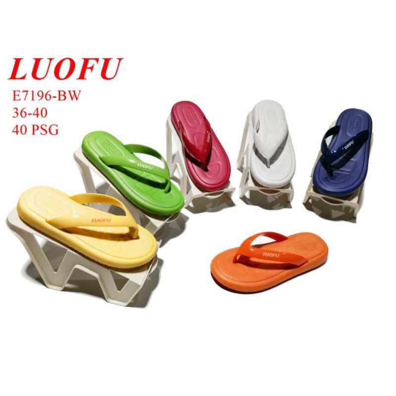 Sandal LUOFU Sandal Wanita Import Anti Selip Nyaman Empuk Modis dan Trendy