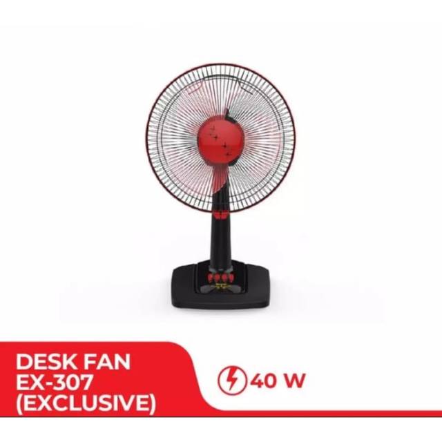 Desk Fan Maspion 12&quot; EX 307 / Kipas Angin Meja 12&quot; / Kipas Maspion 12&quot;